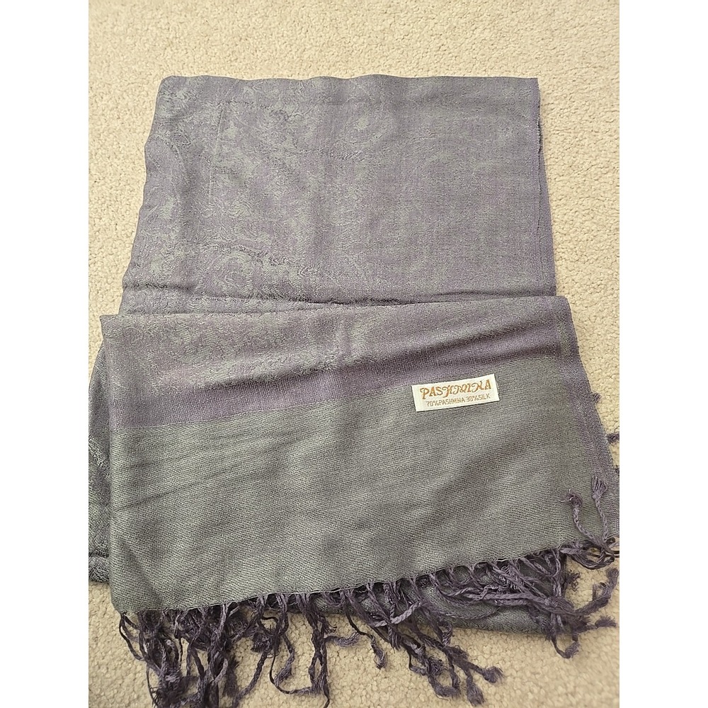 NEW ELEGANT JACQUARD PAISLEY PASHMINA SCARF/WRAP/SHAWL 68"x37"